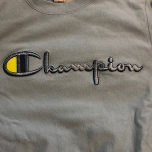 Comfy light blue crew neck champion